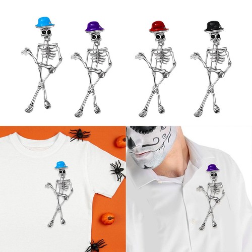 Skelett brosche halloween - brosche,