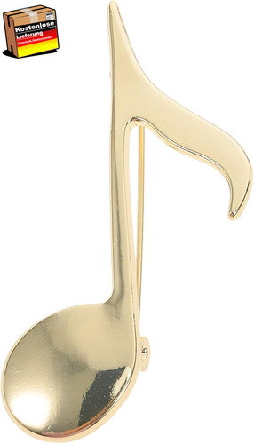 Musiknoten brosche damen - musiknoten,