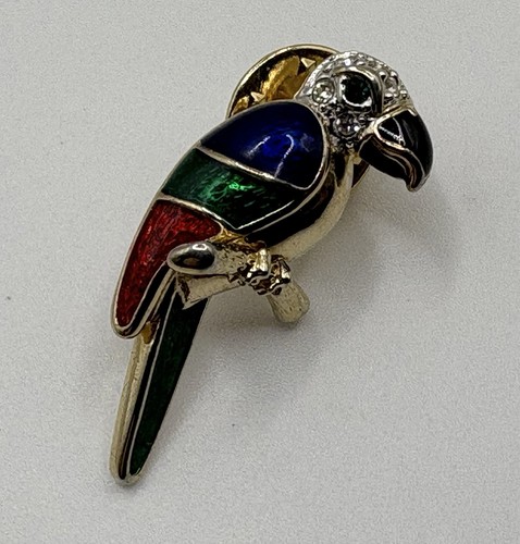 Vintage papagei emaille - papagei,