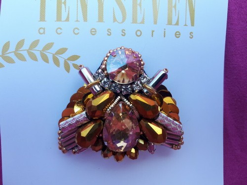 Biene brosche perlen swarovski - perlen,