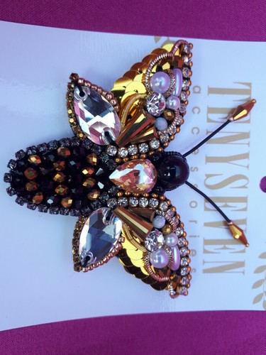 Brosche schmetterling gold - schmetterling,
