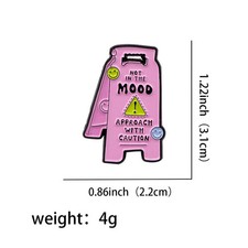 Buntes Herz-Zitat Metall