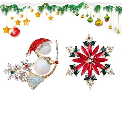 Weihnachtsbrosche damen - weihnachtsbrosche,
